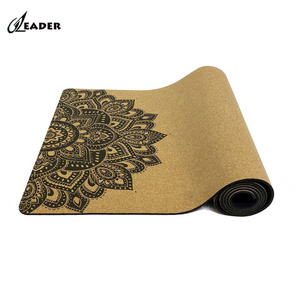 Eco Friendly Free Sample Portugal Cork Abric And Rubber Yoga Mat Cork Material