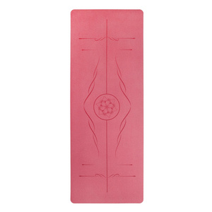 1,5Mm Eco Friendly Natural Pu Leather Yoga Mat Taiwan With Bag Wholesale