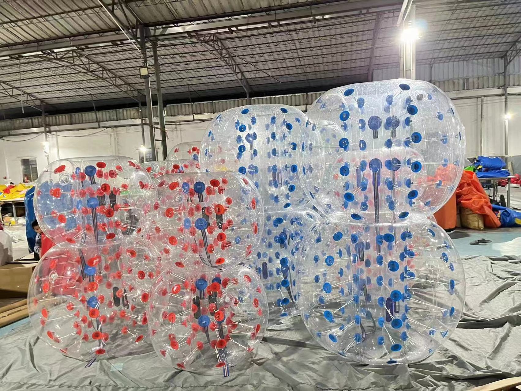 Transparent inflatable body bumper ball for adult outdoor bubble soccer interactive fun transparent pvc ball