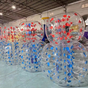 Transparent inflatable body bumper ball for adult outdoor bubble soccer interactive fun transparent pvc ball