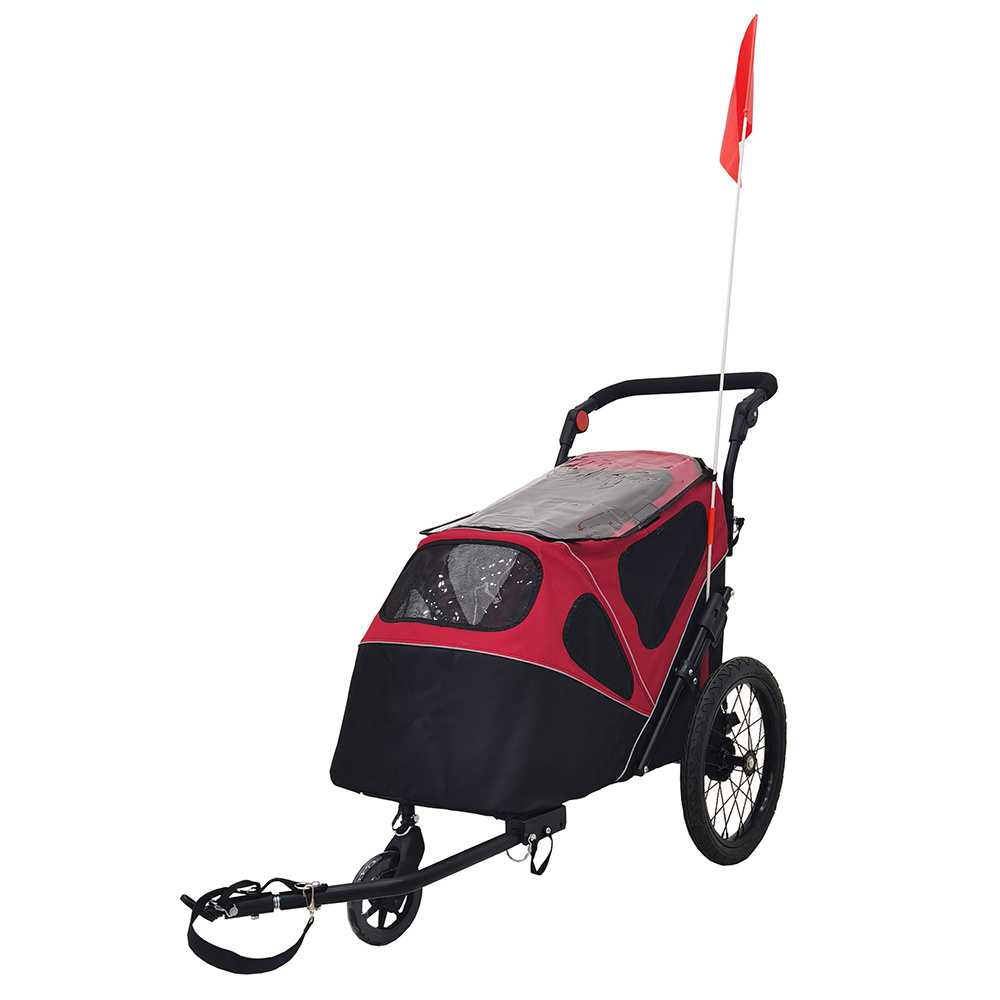 High Quality DOG BIKE TRAILER PET CARRIER STROLLER 3wheels