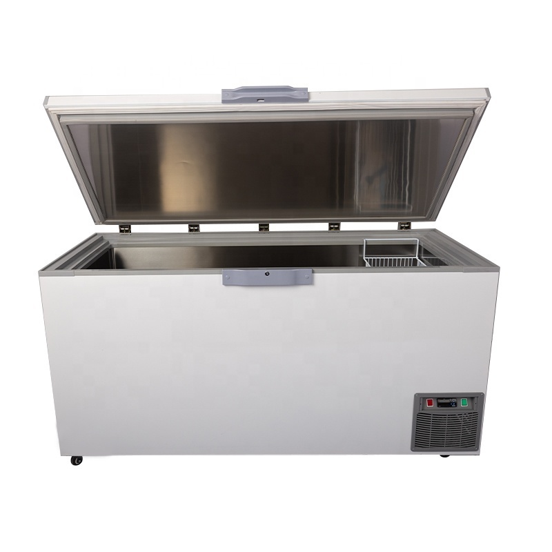 380L Open Up Door Deep Top Freezer Refrigerators Chest Freezer Ultra Low Temperature Freezer For Fish