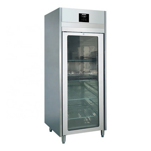 Wholesale Stainless Steel Commercial Display Fridge Glass Door Restaurant Fridge With Lock