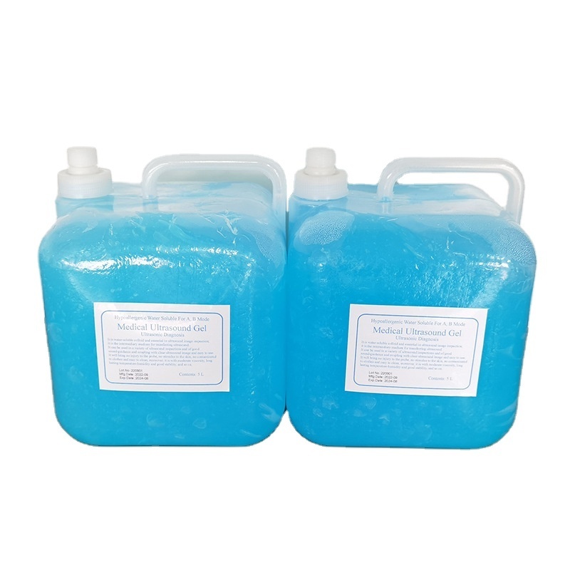 Good Quality Ultrasound Gel Jelly Blue Color 5KG Ultrasound Transmission Medical Gel Made in China