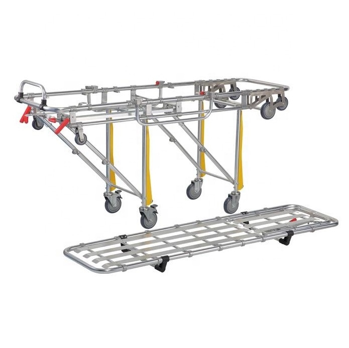 STR-3A Aluminum Alloy emergency folding ambulance stretcher used hospital beds for sale