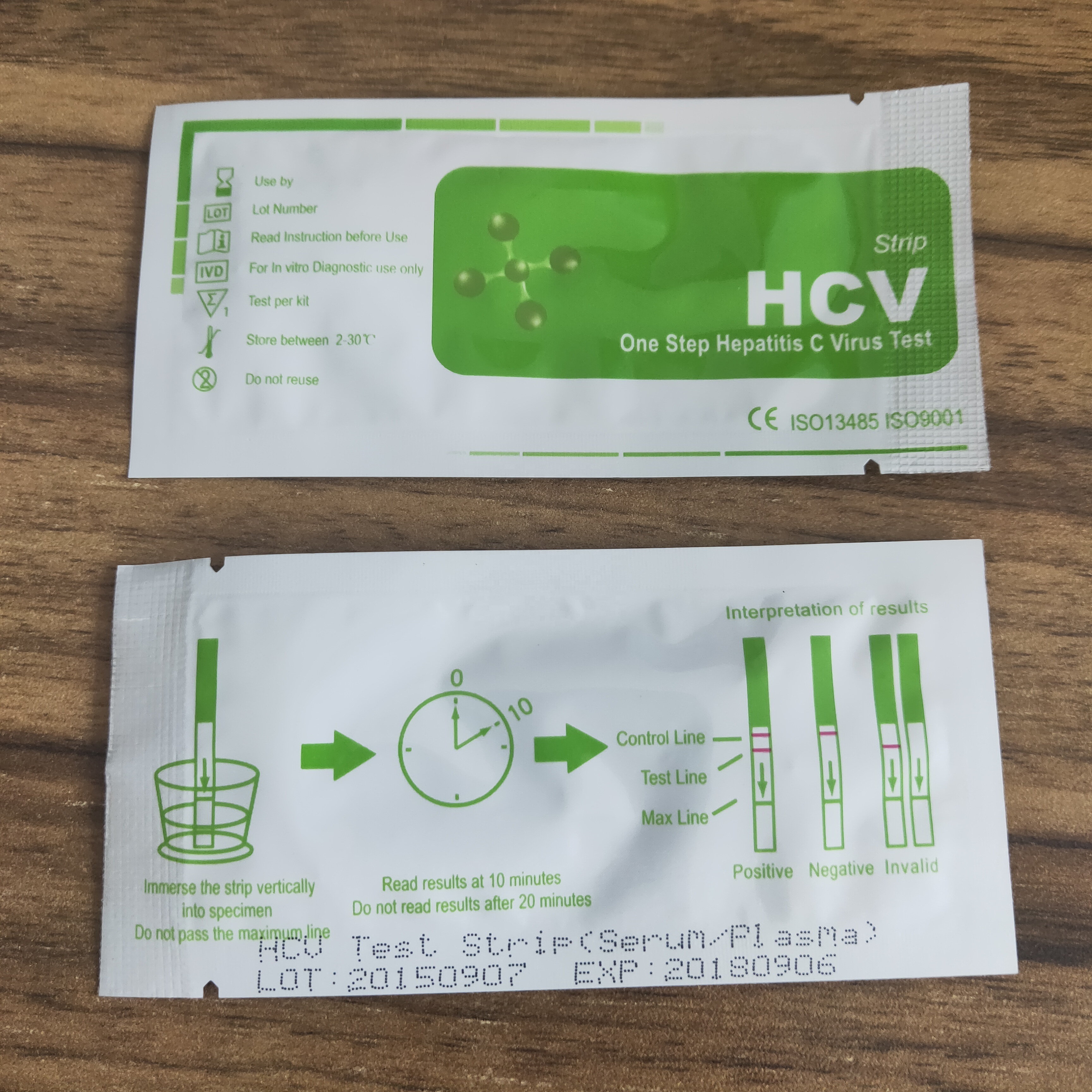 Best-selling one step rapid HCV Hepatitis C Virus Test strip test cassette kit price in stock for sale in stock