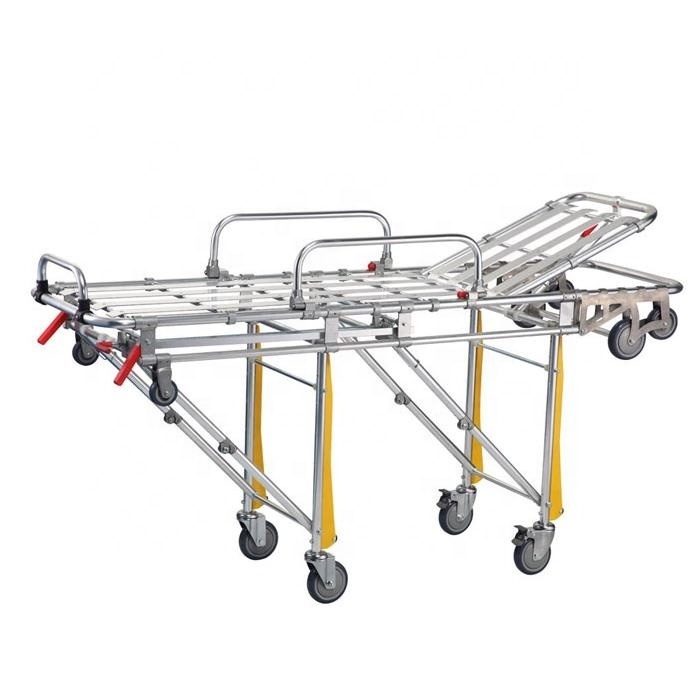 STR-3A Aluminum Alloy emergency folding ambulance stretcher used hospital beds for sale