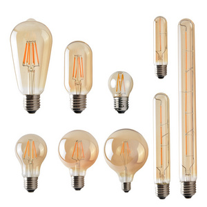 A60 ST64 C35 G80 G95 T10 T185 T300 High Quality china t Share Globe Candle inverter led Filament Bulb