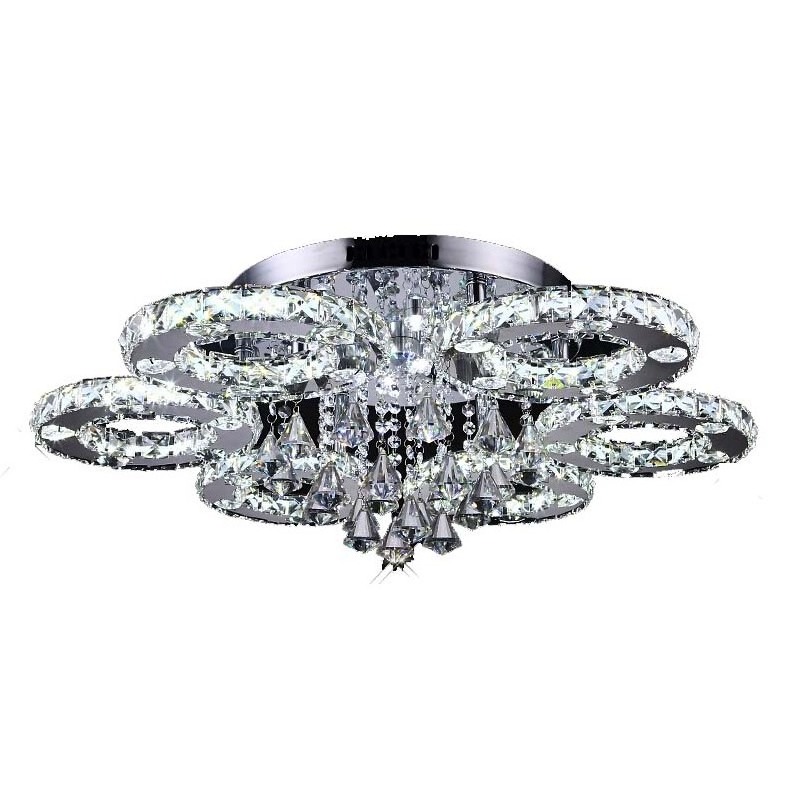 Excellent Home Lighting Fixture Crystal Chandeliers Led Lamp Modern Pendant Flush Mount Hotel Ceiling Lights