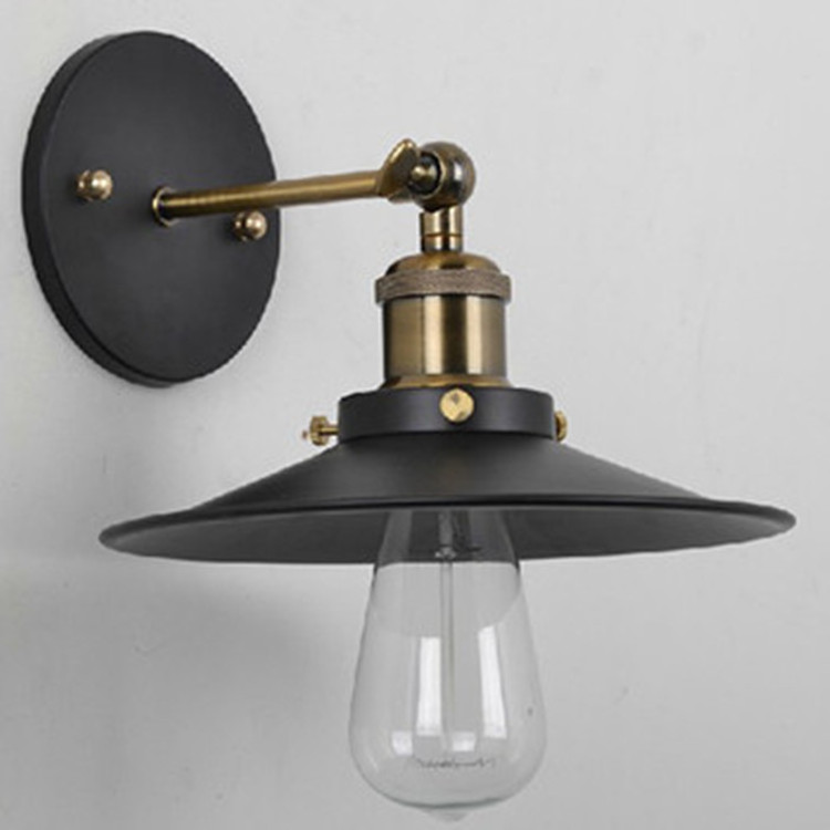 Adjustable Retro Industrial Wall Sconce Vintage Wall Lamp Iron Wall Light Antique Balcony E26/E27 Edison Bulb Lamps Holder