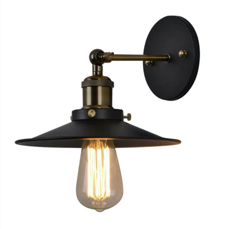 Adjustable Retro Industrial Wall Sconce Vintage Wall Lamp Iron Wall Light Antique Balcony E26/E27 Edison Bulb Lamps Holder