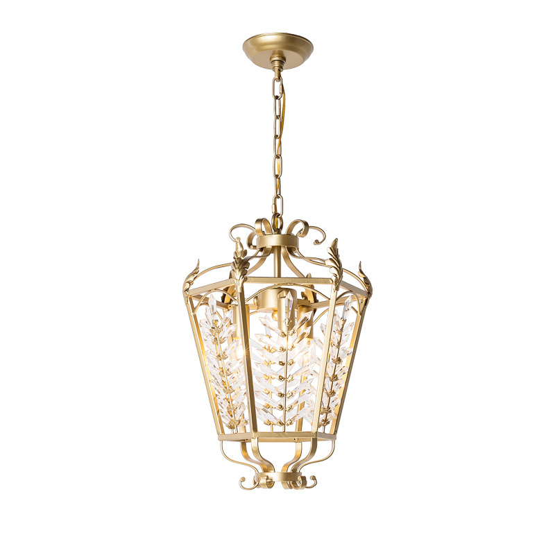 Classic French Style Luxury Louis XVIII Big chandelier pendent light carved brass light for high ceiling