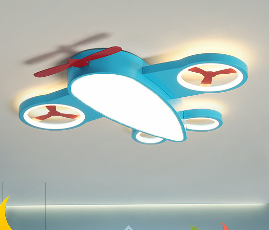 LED Kids Bedroom Cartoon Plane Ceiling Light Child Ceiling Lamp Baby Lighting Fixtures Girl Boy Lighting Children's Room Lamp