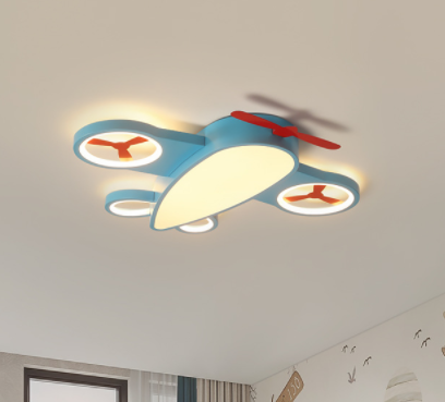 LED Kids Bedroom Cartoon Plane Ceiling Light Child Ceiling Lamp Baby Lighting Fixtures Girl Boy Lighting Children's Room Lamp