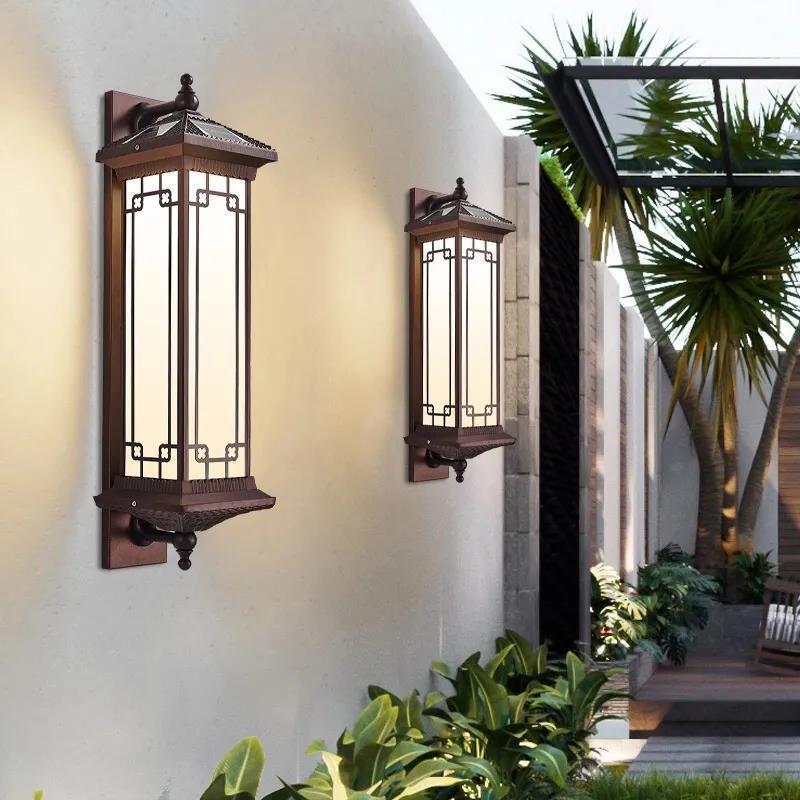 Old Fashion Style Classic Villa Outdoor Wall Lamp IP65 LED Waterproof Easy Installation Factory Price