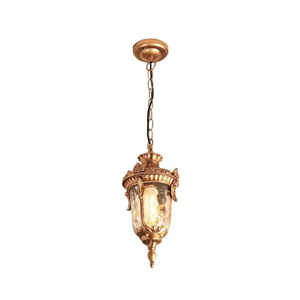 European style retro outdoor hanging chandelier suitable for outdoor villas, porch, balcony, terrace, door pillar ceiling light