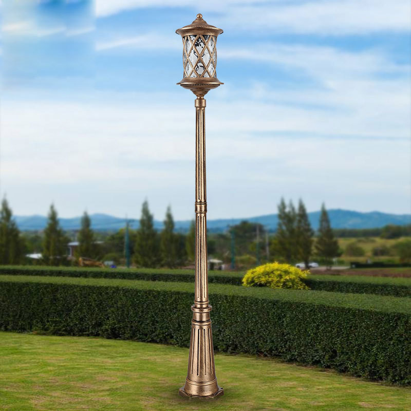 Hot Sale Waterproof European style garden lawn cast aluminium outdoor waterproof IP55 E27 20W led bollard light