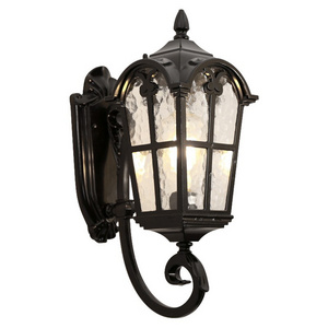 European style antique solar wall lights villa garden exterior  mounted indoor lights outdoor waterproof wall lantern