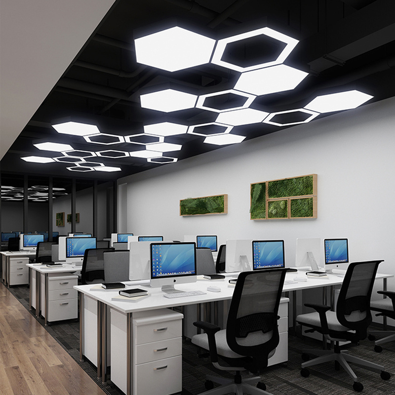 Simple aluminum office chandeliers LED hanging lightsceiling lamps round lights LED hanging lights