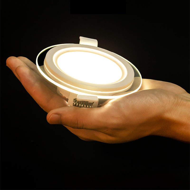 Super slim round 2.5/3/3.5/4/5/6/8/10 inch Modern gypsum recessed light Square led ceiling light down lamps