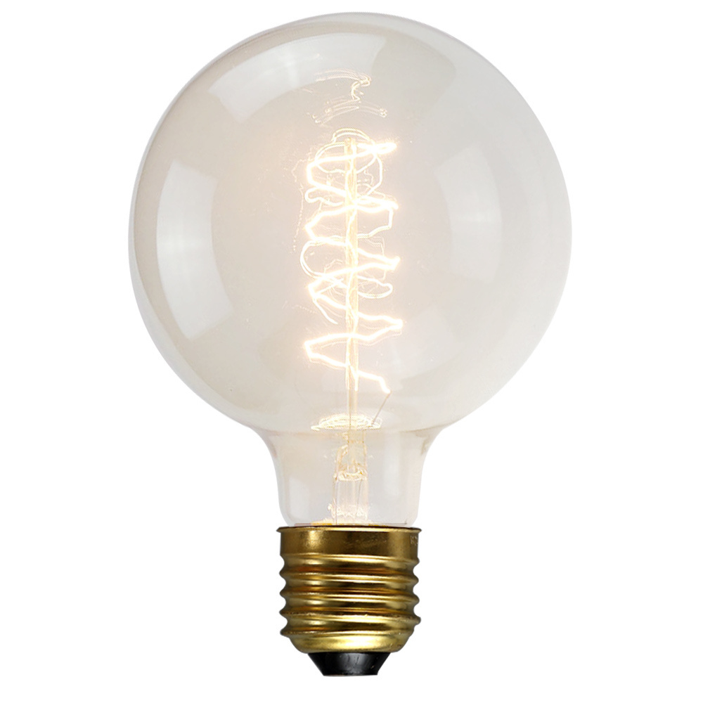 Professional Design brass base E27 Christmas Tree Light Bulb Filament Wholesale Incandescent Vintage Bulb ST64 A19 G80 G95 G125