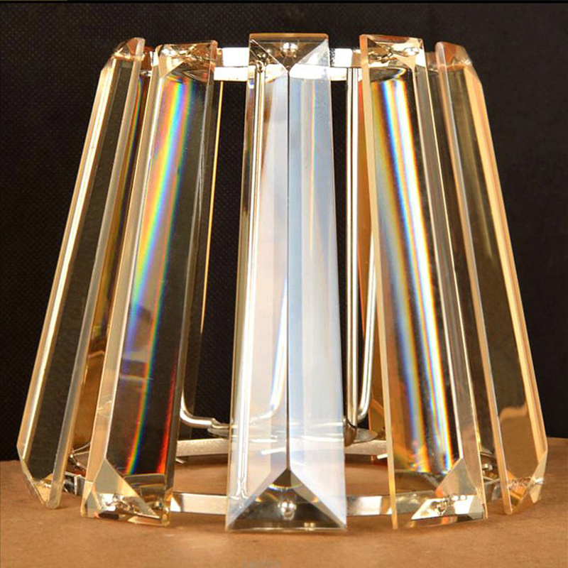 2018 modern design led K9 crystal decorative wall lamp luminaire sconce lighting fixture for hotel projects home decor