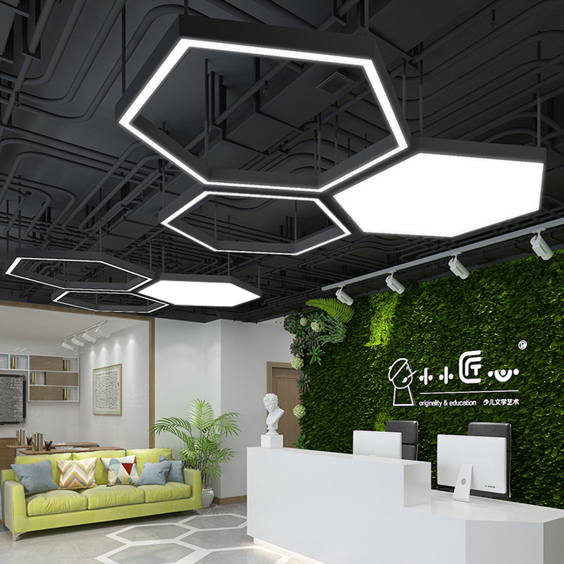 Simple aluminum office chandeliers LED hanging lightsceiling lamps round lights LED hanging lights