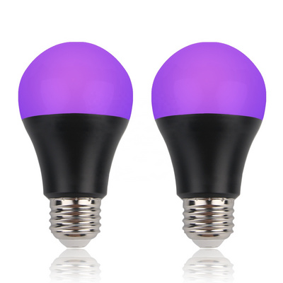 UV black light bulb 8W E26 medium base UVA 380 400nm blacklight lamp for Body Paint Club Party Neon Posters BestSuppliers