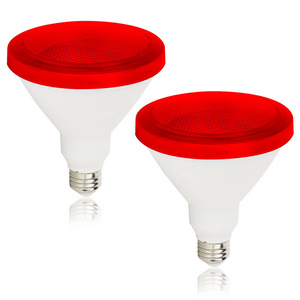 Par38 15W E26 red festival colored led light bulbs