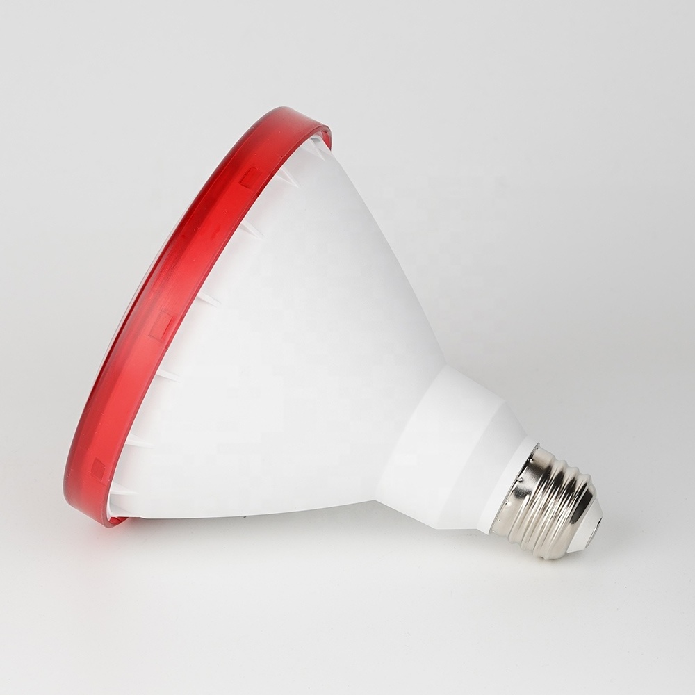 Par38 15W E26 red festival colored led light bulbs