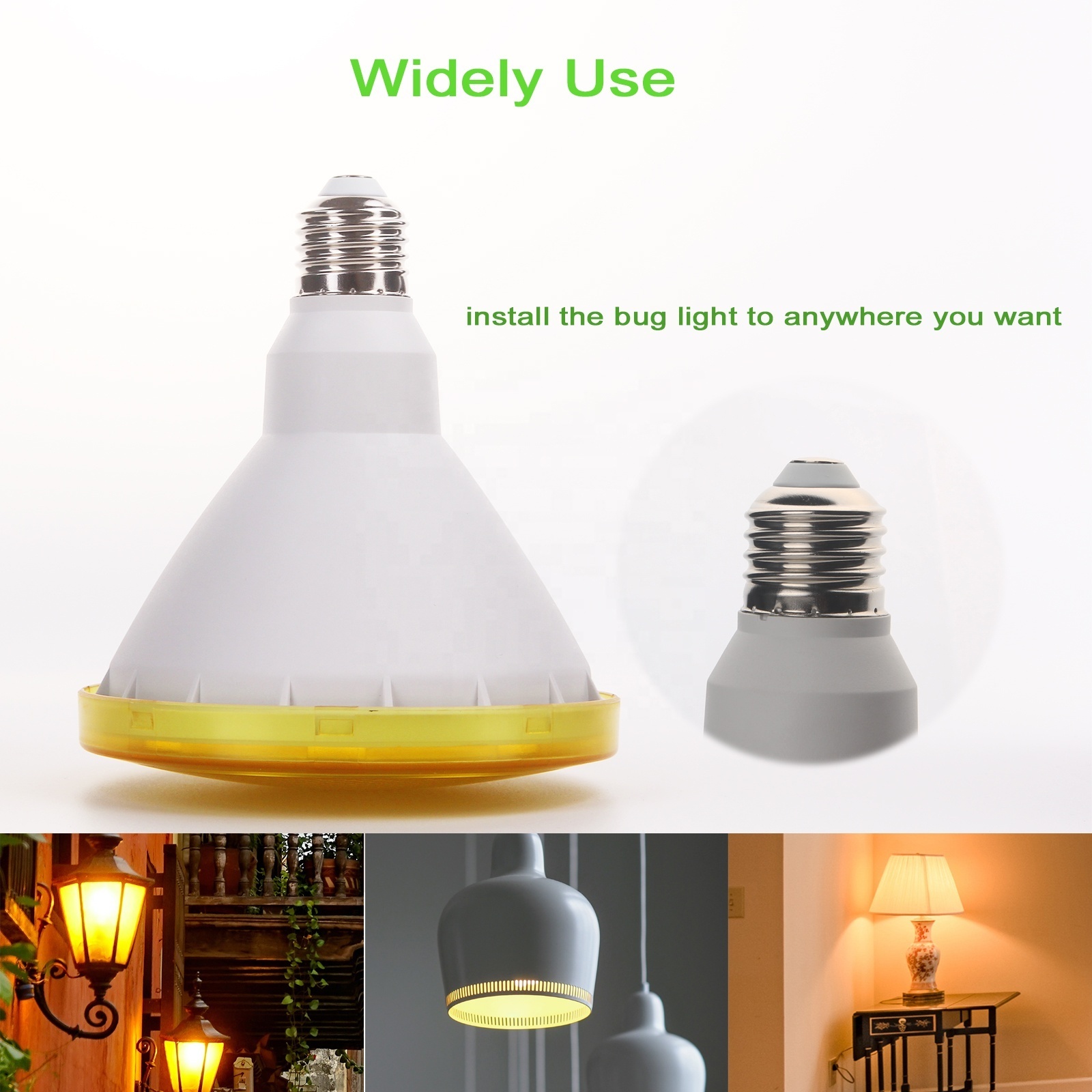 LED lampe electrique anti-moustiques bug light bulb