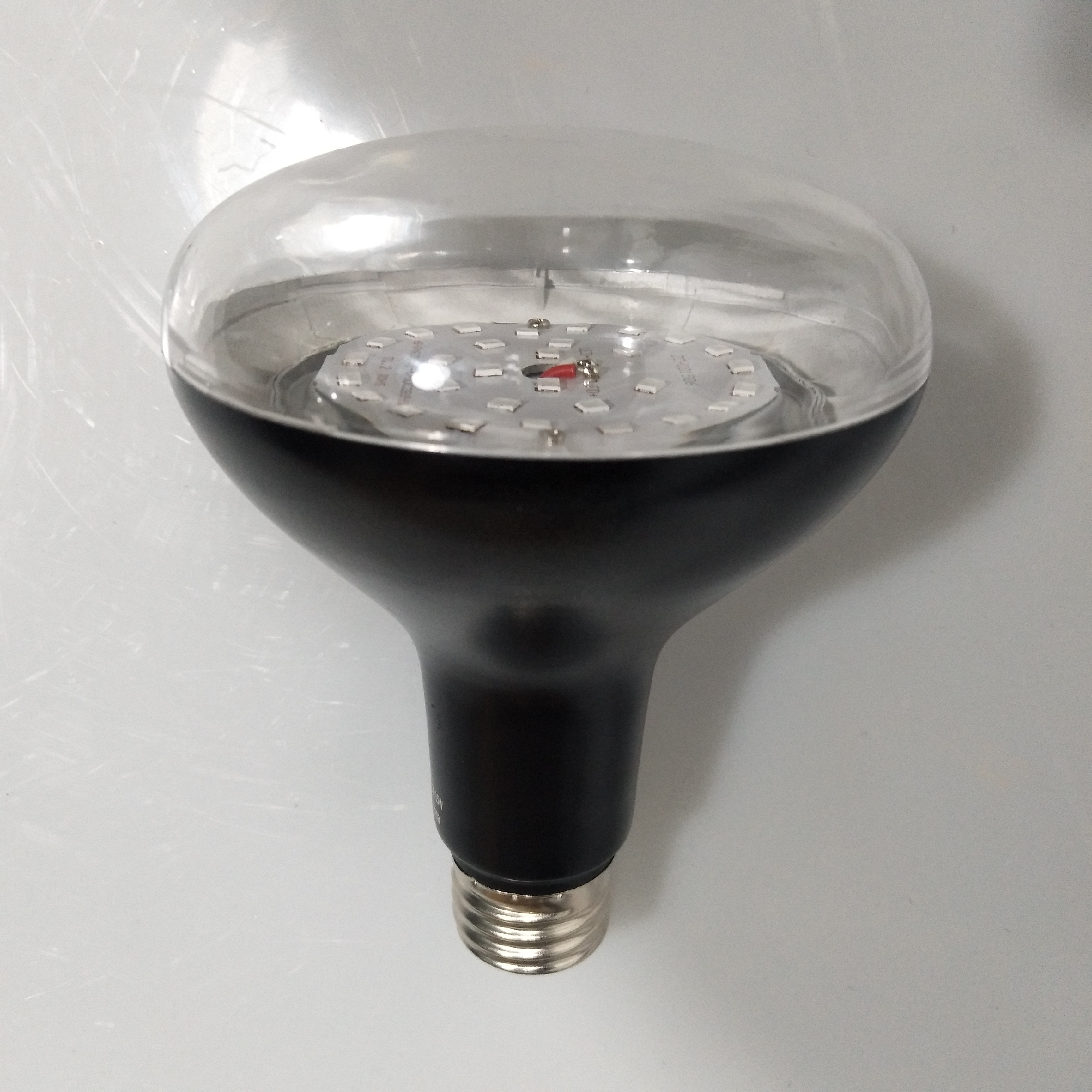 BR30 15W E26 black housing UV ultraviolet led black light bulb for halloween glow party decor