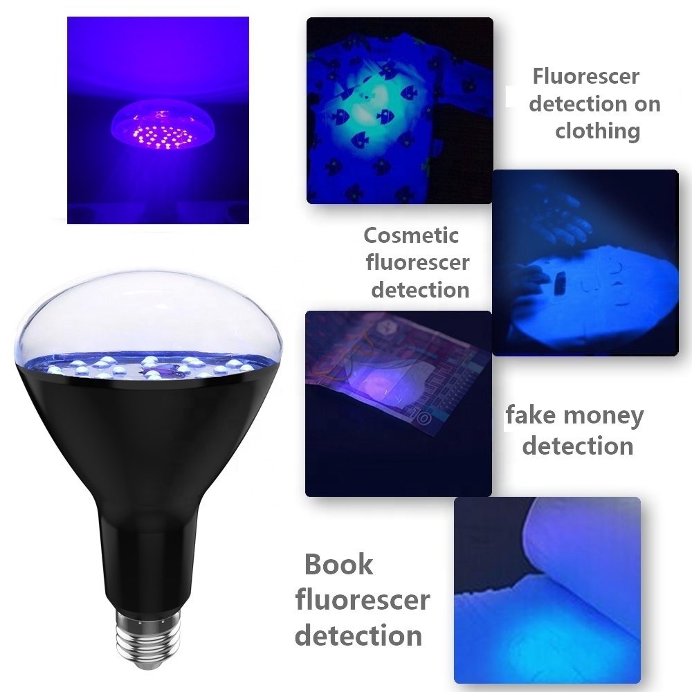 professional uv lamp ultraviolet blacklight AC bulb Pet Stain Dog Urine Bed Bug Detector UVA light bulb