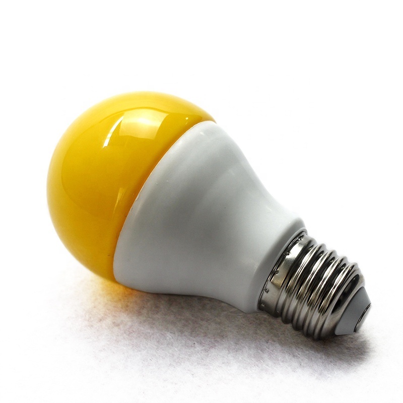 A60 yellow bug light LED mosquito repellent light bulbs