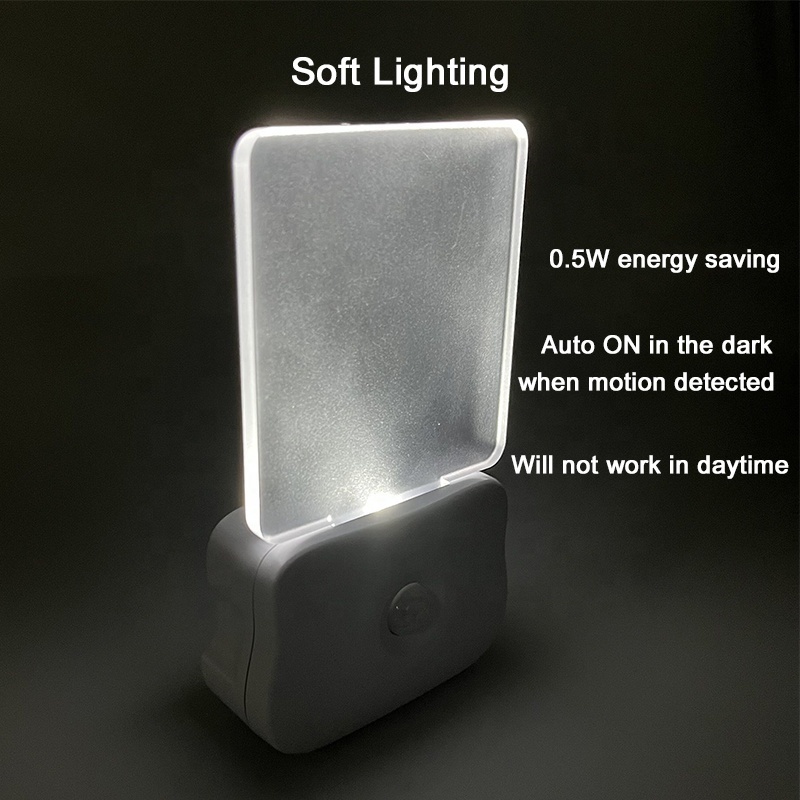 Battery Operated LED Motion Sensor Night Light Wireless Lighting Stair Light Baby Bedroom Wall Lamp For Toilet Cabinet Home