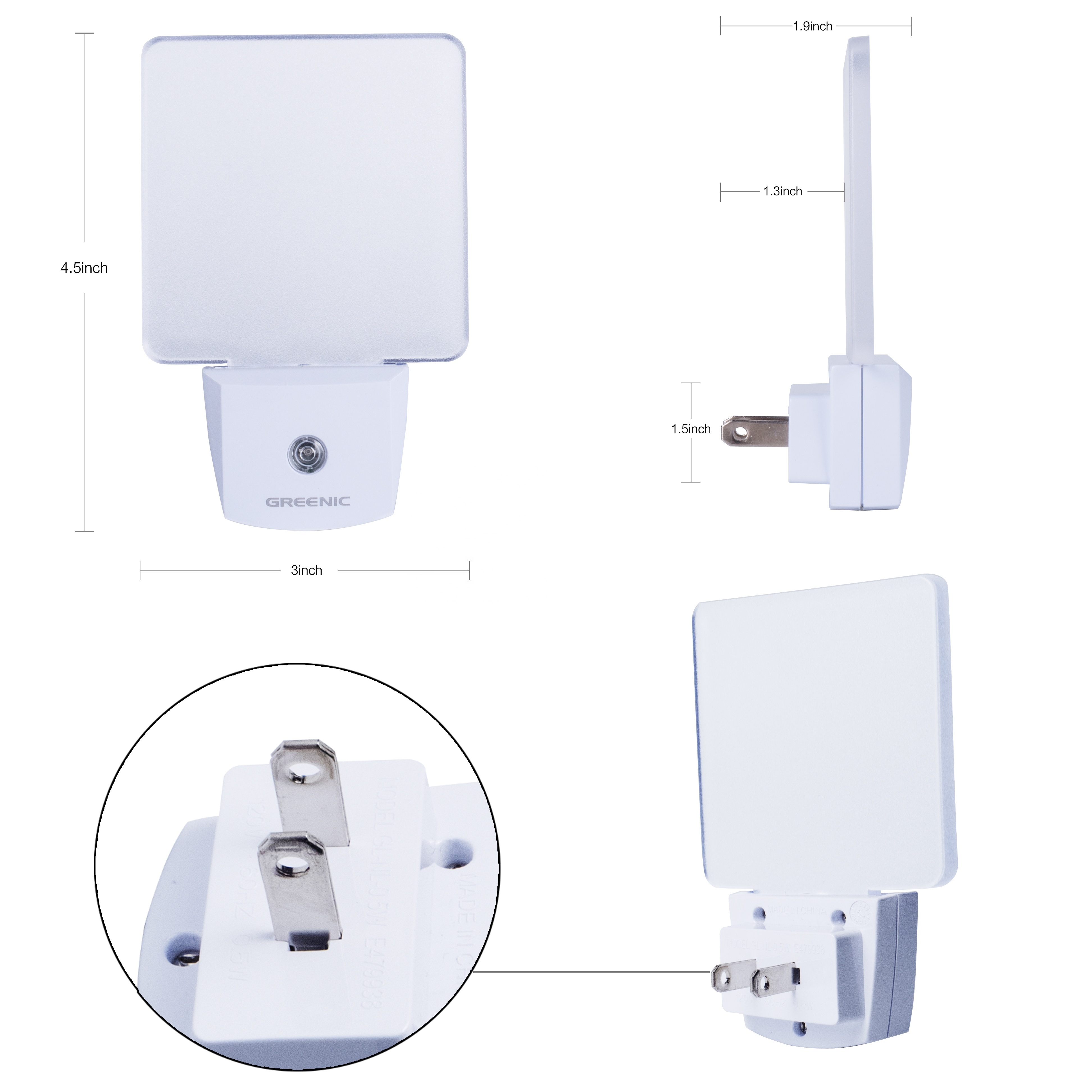 Trade Assurance energy saving light sensor control night light led