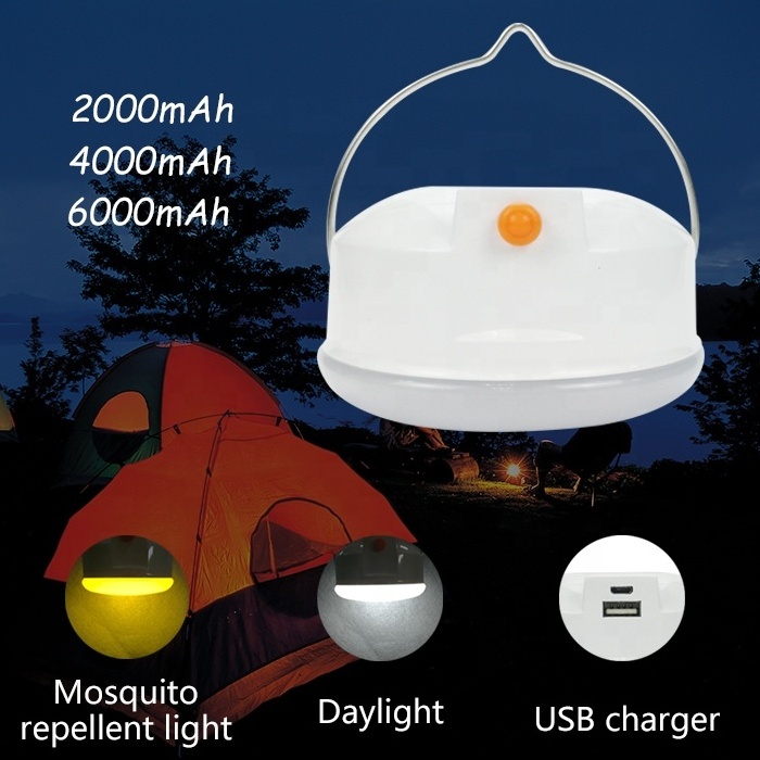 Camping led Light with Power Bank Portable 2 models lighting for camping with USB Charger