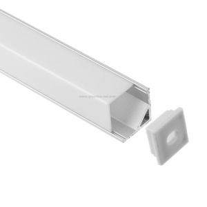 1616   corner aluminum led profile channels extrusion with square cover