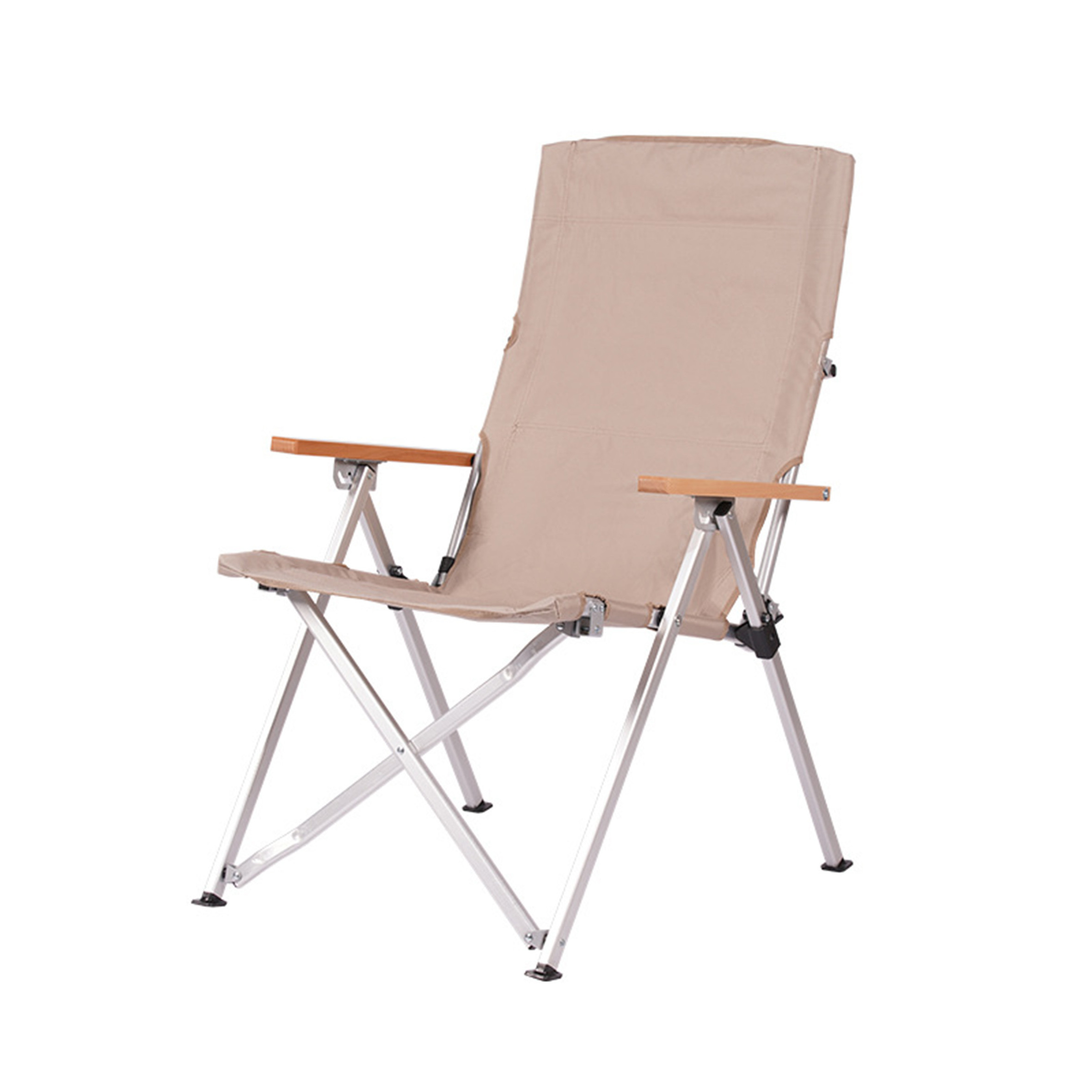 Wholesale Custom Lightweight Portable Camping Folding Moon Chairs with Cup Holder and,Back Support Up to 120 KG/