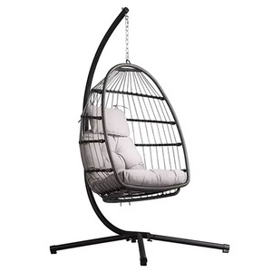 Outdoor wicker sofa round swing wicker chair,birds Nest hanging basket garden balcony round swing bed/