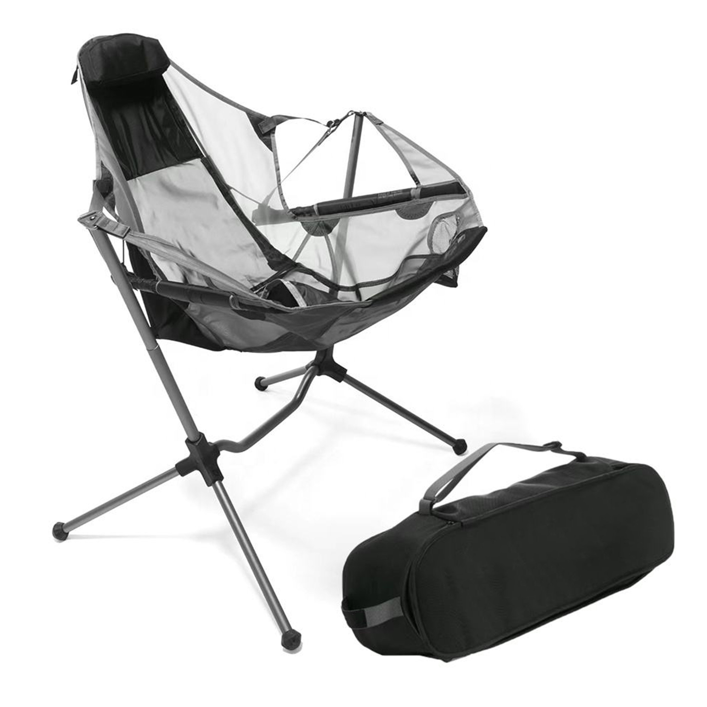 Folding Rocking Camping Chair Outdoor Lightweight Portable Strong and Comfortable,Multi Style Folding High Back Chair/