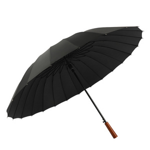 Business style men rain Umbrellas,enlarge canopy 27 inch wooden handle golf Umbrellas/