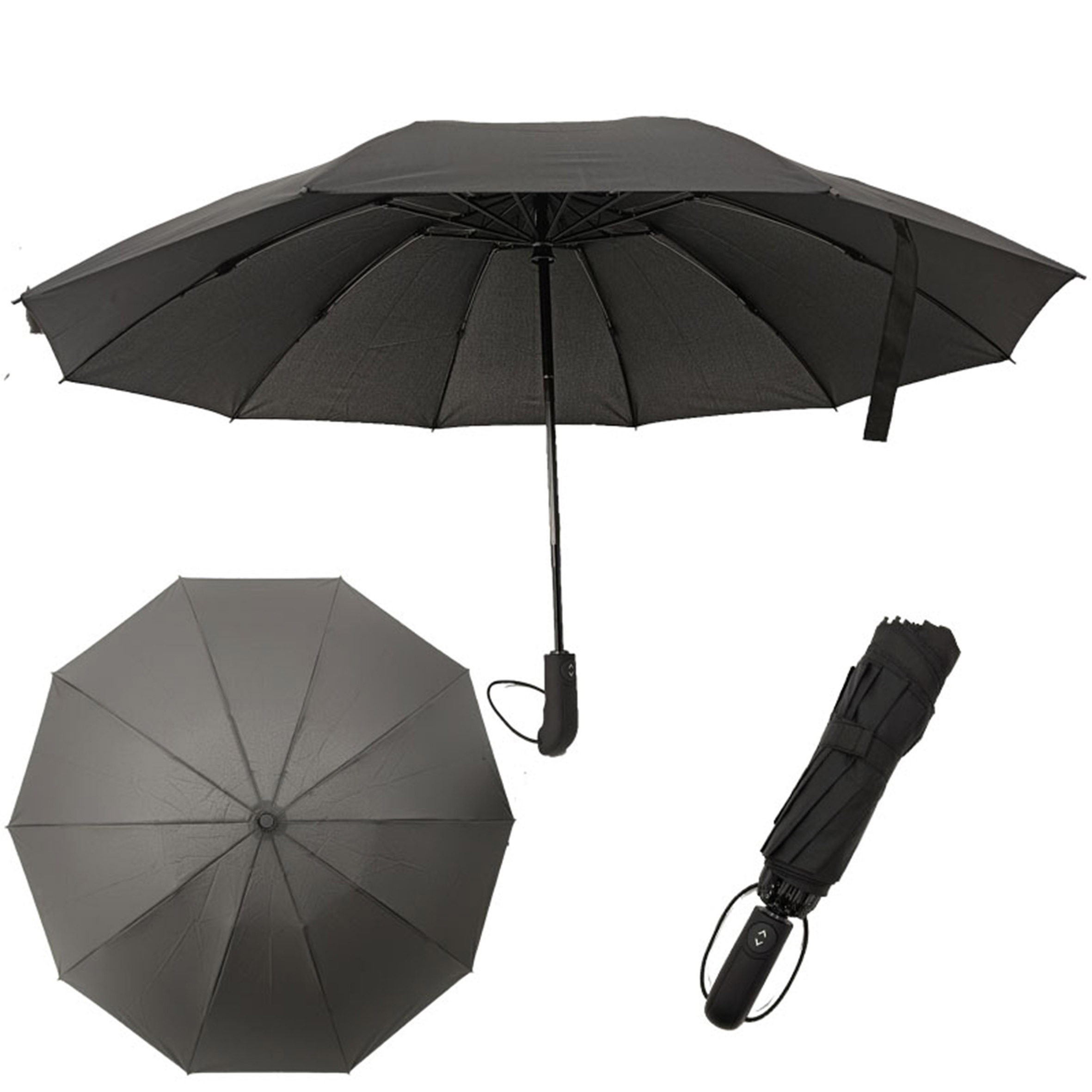 The new customized strong Umbrellas wood handle folding,Umbrellas fully automatic 10 rib Umbrellas with wooden handle/