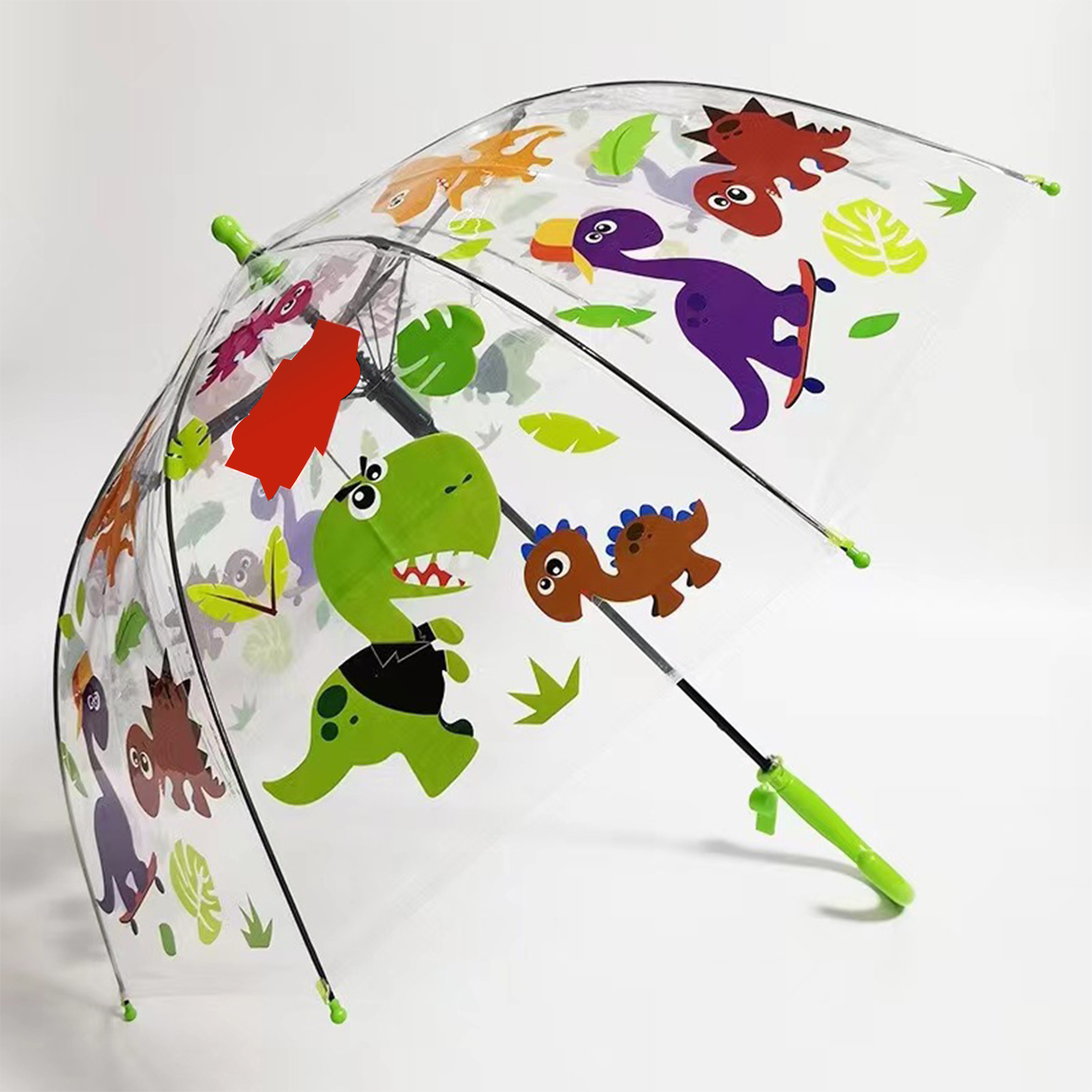 wholesale kids cheap transparent Umbrellas PVC dome 19,inch small size children clear plastic cartoon unicorn Umbrellas/