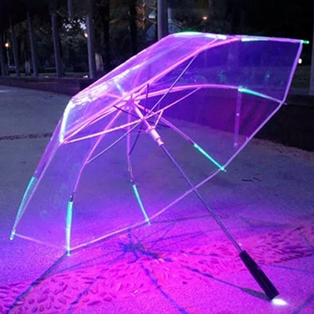 Led Umbrellas with Led Light Glow in Rain Umbrellas,of led light electronic light LED Umbrellas/