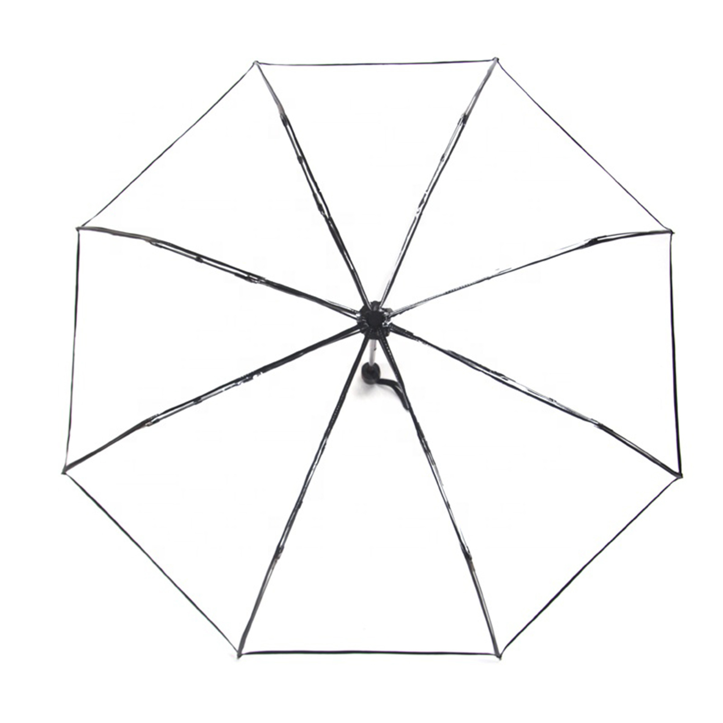 Fashion Women Pvc Clear Cheap Umbrellas Polka Dot,Transparent Umbrellas Rainbow Colorful Umbrellas/