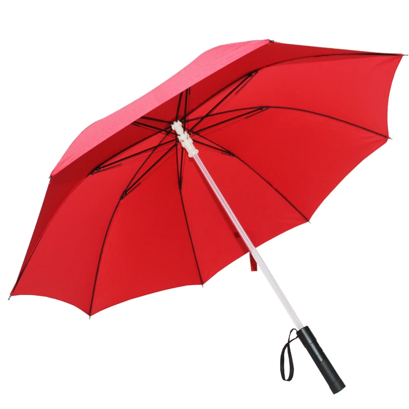 Free shipping High quality and innovative design,led Umbrellas manual open led Umbrellas factory/