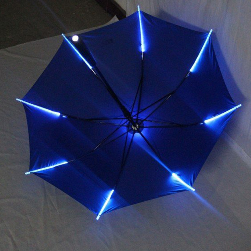 Custom led light Umbrellas lighting,Umbrellas transparent Luminous Umbrellas with Flashlight Function/