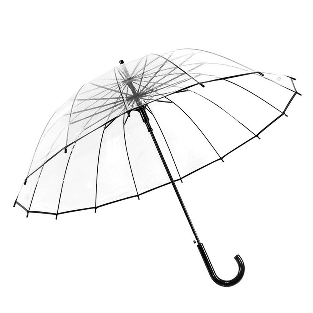 High quality Custom logo Auto Open Nice Price,Transparent POE clear Umbrellas customization gift Ladies Umbrellas/