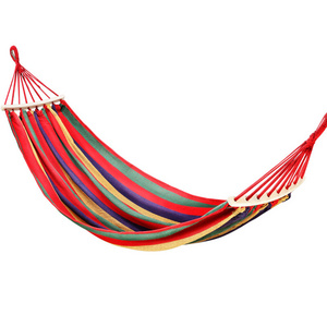 Customized Boutique Woven Stripes Hammock Outdoor Camping Swings,Folding Hammock With Stand/